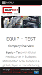 Mobile Screenshot of equip-test.com