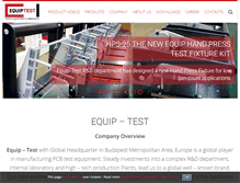 Tablet Screenshot of equip-test.com
